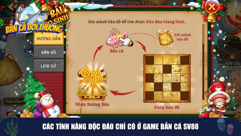 Nhiều tính năng hấp dẫn chỉ có ở bắn cá SV88