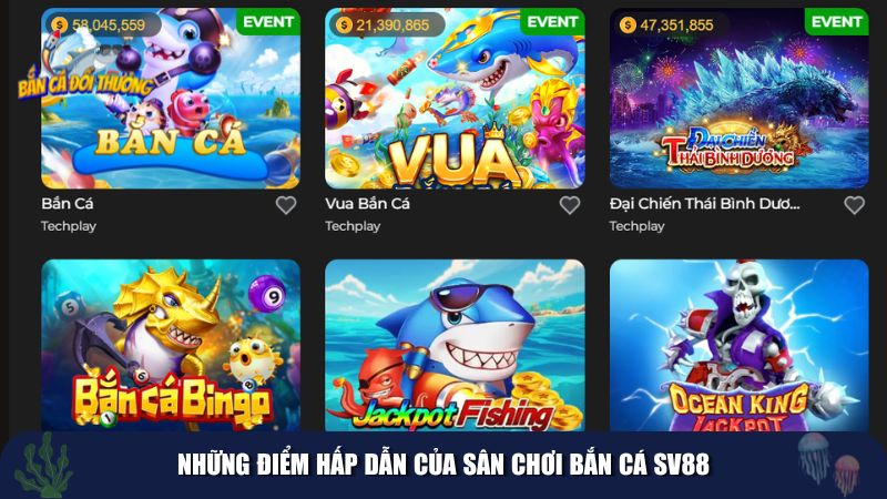 Kho game với nhiều điểm hấp dẫn