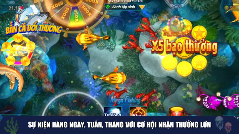 Nhiều event cùng cơ hội nhận thưởng lớn