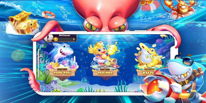 Thao tác tải game bắn cá may mắn